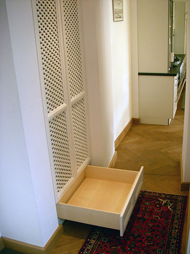 ausziehbare Schublade