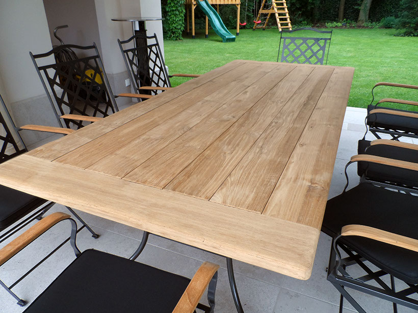 Gartenmöbel, geölt